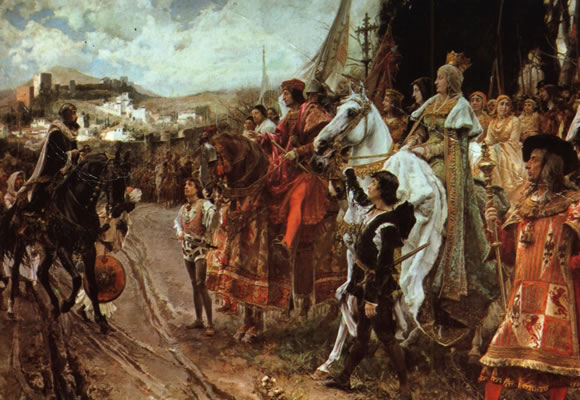 La Rendición de Granada, cuadro de Francisco Padilla.