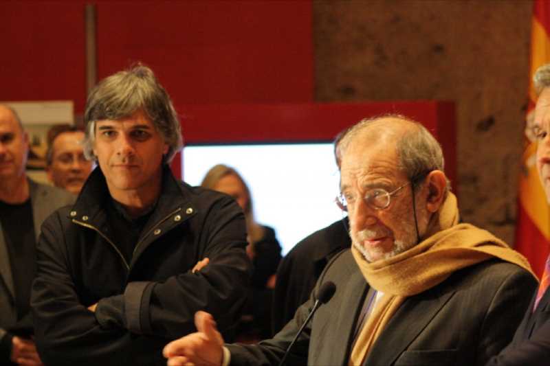 Juan Domingo Santos y Alvaro Siza