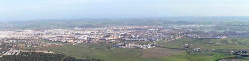 Panorámica de Córdoba desde la Sierra