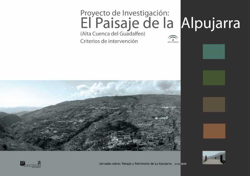Portada del Proyecto de Investigacion sobre el Paisaje de la Alpujarra