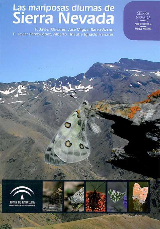 Portada del libro: "Las mariposas Diurnas de Sierra Nevada"