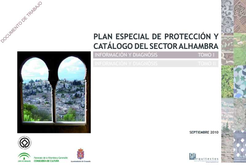 Plan Especial de Protección y Catalogo del Sector Alhambra. Granada