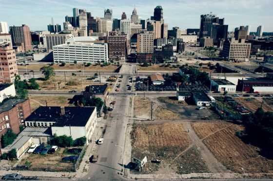 Centro de Detroit en 1991. FUENTE: elpais.com