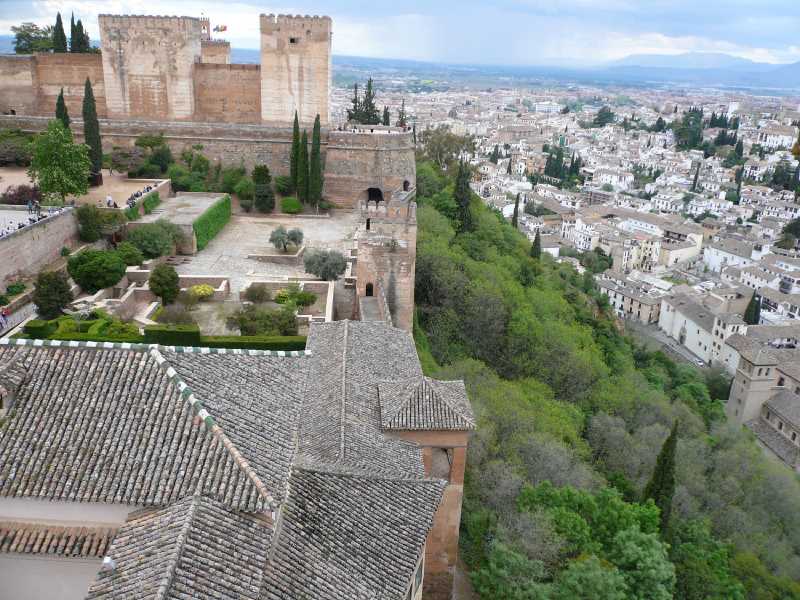 Vista de la Alcazaba. Fuente: Elaboración Propia.