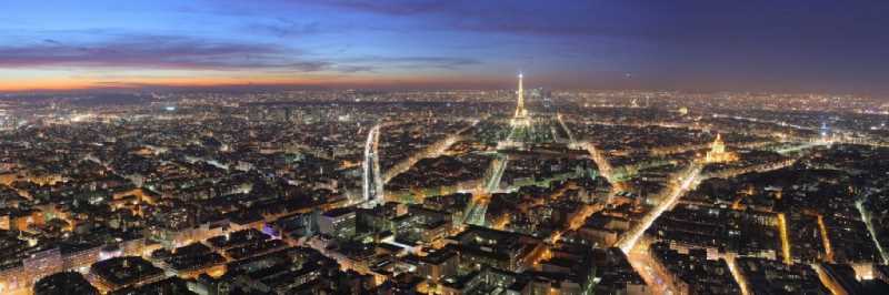 Imagen nocturna de Paris. Fuente; jotdown.es