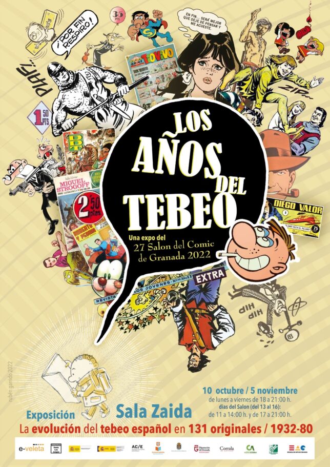 Exposición Los Años del Tebeo Pateando el mundo