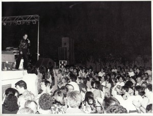 En un concierto en Loja. Agosto de 1991. González Molero/IDEAL