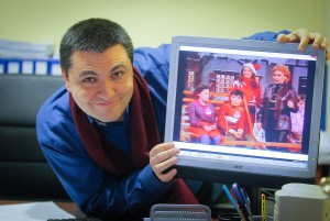 Jorge Iglesias en su despacho de su empresa Ventanas Icalo. Foto Ramón L. Pérez