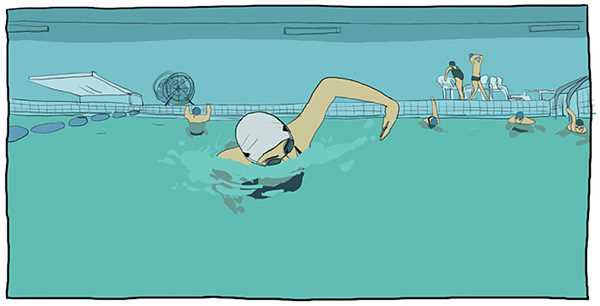 Nadador comic
